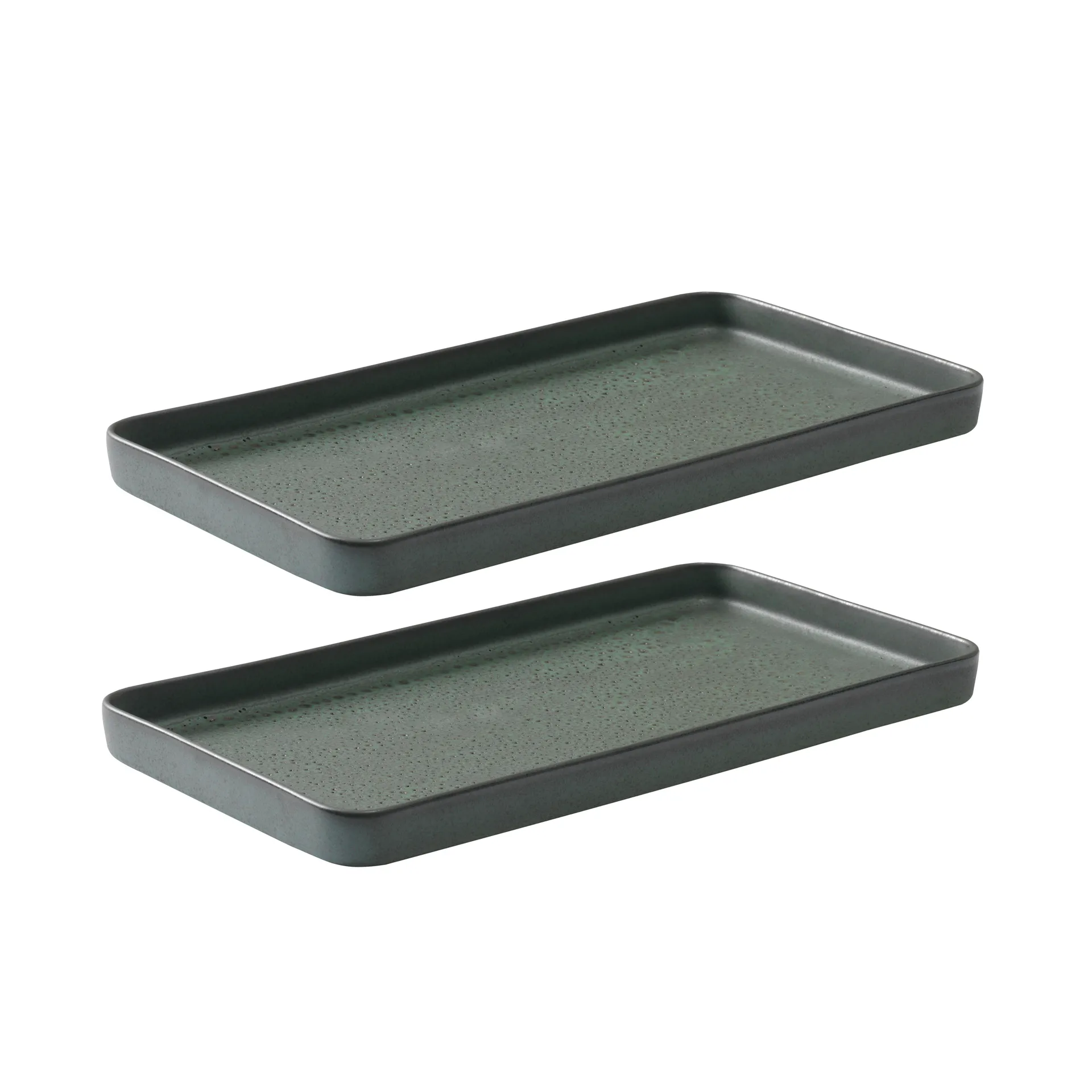 Raw fat 18x34 cm 2-pack, Northern green Aida