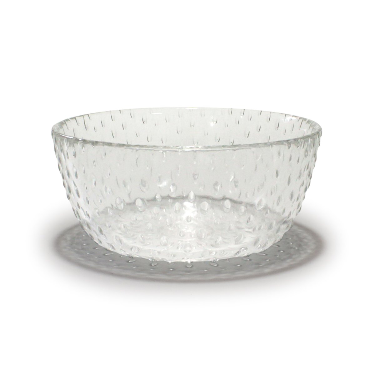 Aida Raw glasskål 14 cm Klar | Skandinavisk Design | Djupa tallrikar | Transparent