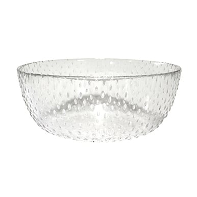 Aida Raw glasskål 20,5 cm Klar | Skandinavisk Design | Djupa tallrikar | Transparent