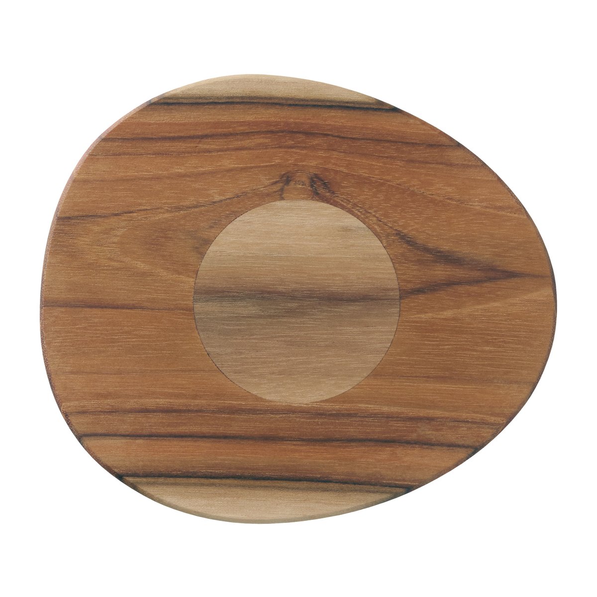 Aida Raw grytunderlägg magnetiskt 15x17,5 cm Teak | Skandinavisk Design | Grytunderlägg | Brun