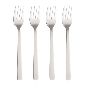 Raw matgaffel 4-pack - Rostfritt stål - Aida