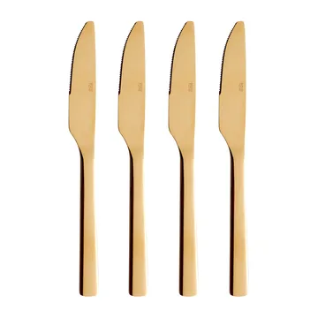 Raw matkniv 4-pack - Guld - Aida