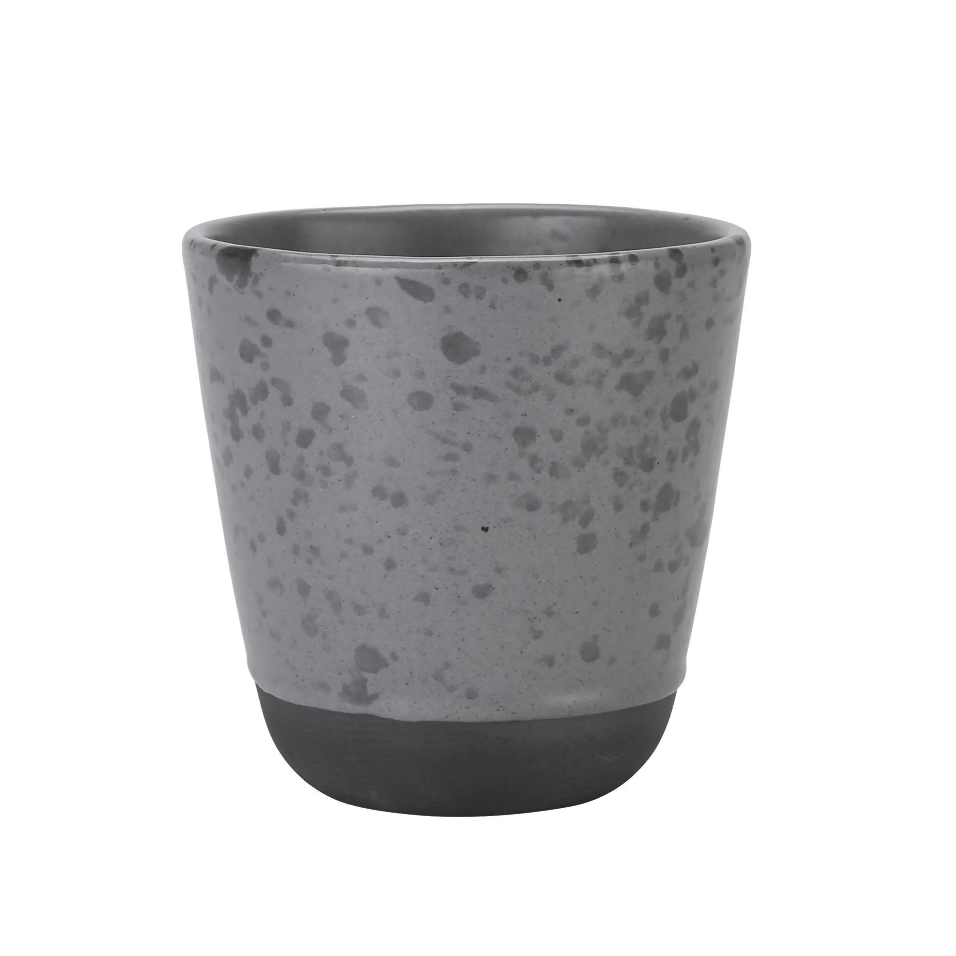Raw mugg 30 cl, grå med prickar Aida