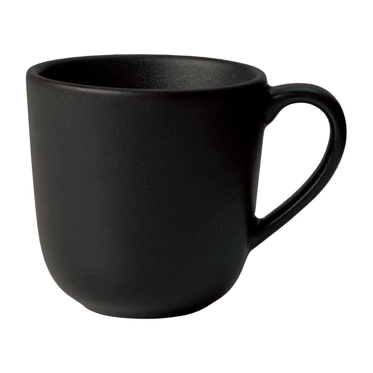 Aida Raw mugg med handtag 20 cl Titanium black | Skandinavisk Design | Kaffekoppar | Svart