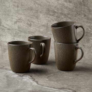 Raw mugg med handtag 35 cl - Forest brown - Aida