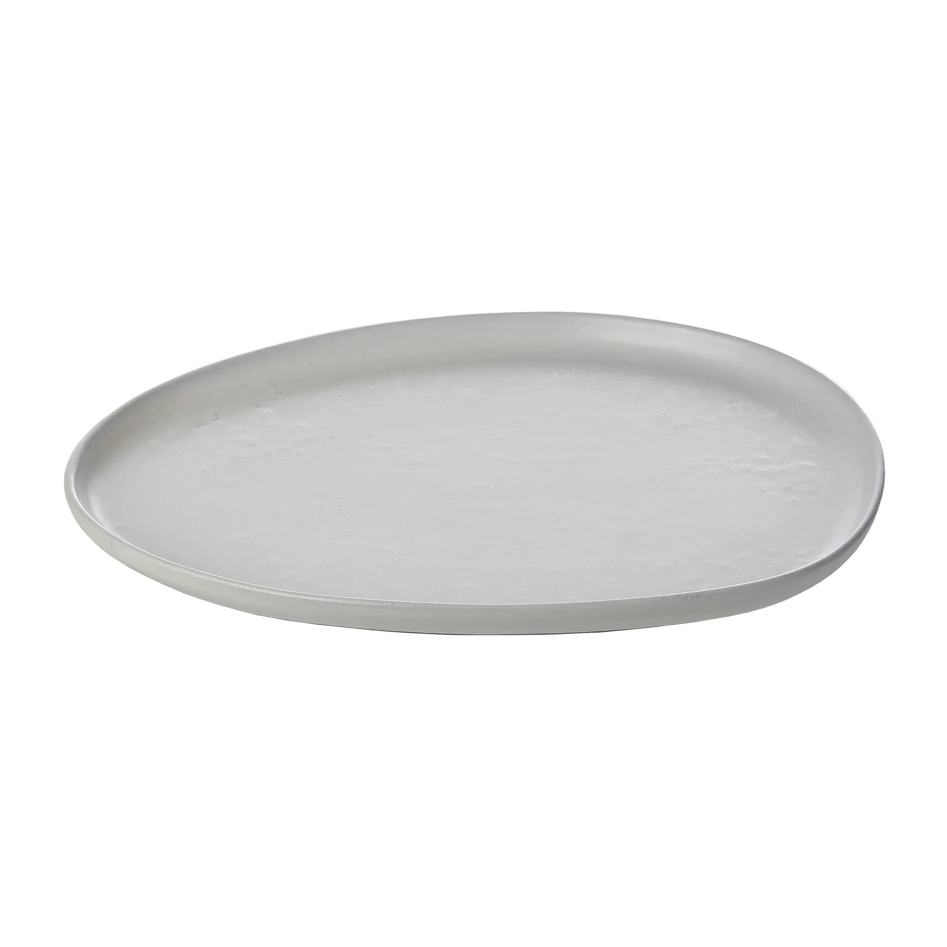 Raw Organic lunchtallrik 24x21 cm, Arctic White Aida