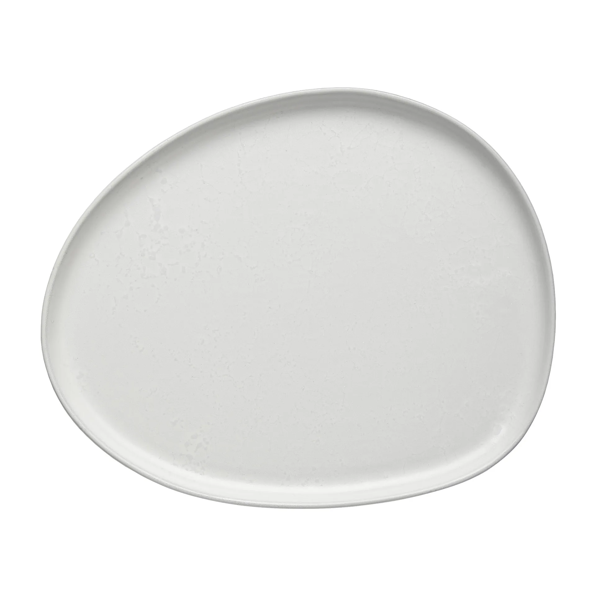 Raw Organic lunchtallrik 24x21 cm, Arctic White Aida