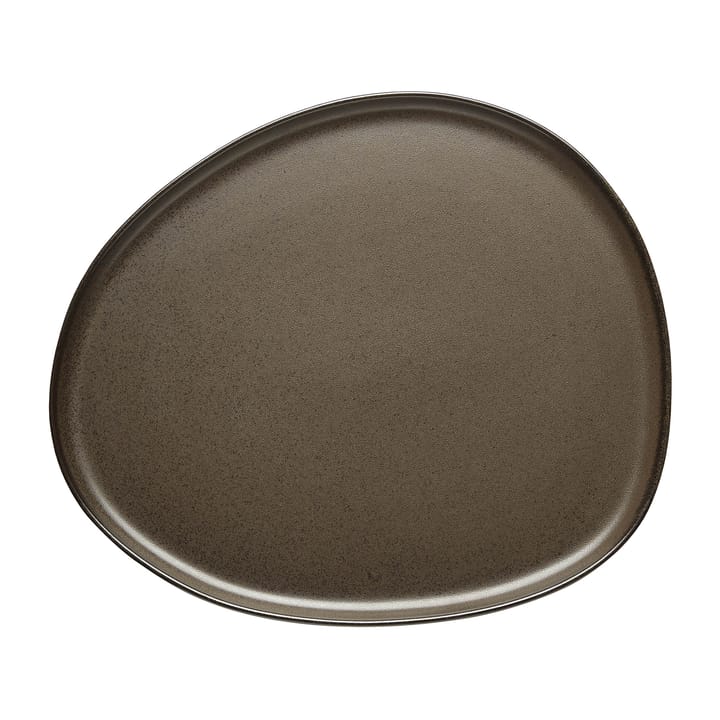 Raw Organic tallrik 29x25 cm - Metallic Brown - Aida