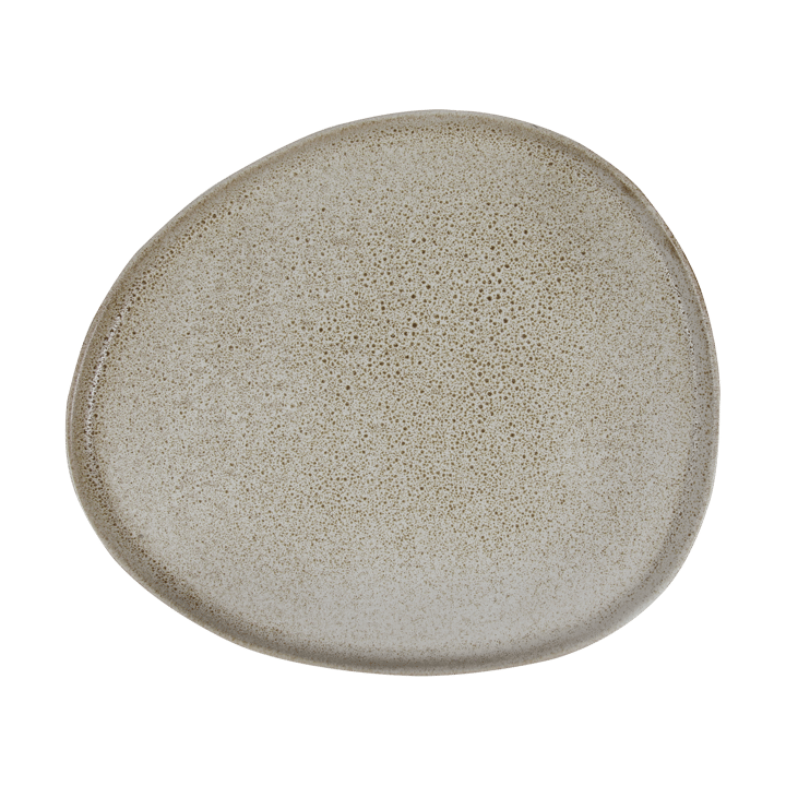 Raw Organic tallrik 29x25 cm - Sandy beige - Aida