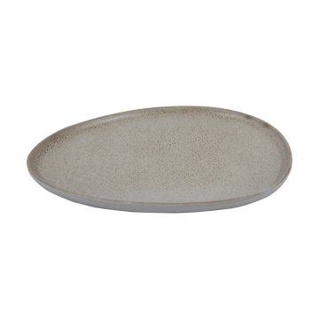 Raw Organic tallrik 29x25 cm - Sandy beige - Aida