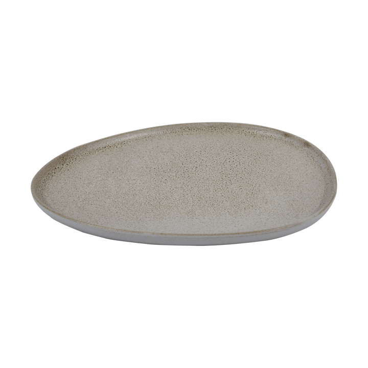 Raw Organic tallrik 29x25 cm, Sandy beige Aida