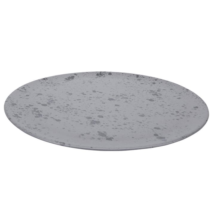 Raw serveringsfat Ø 34 cm - grå med prickar - Aida