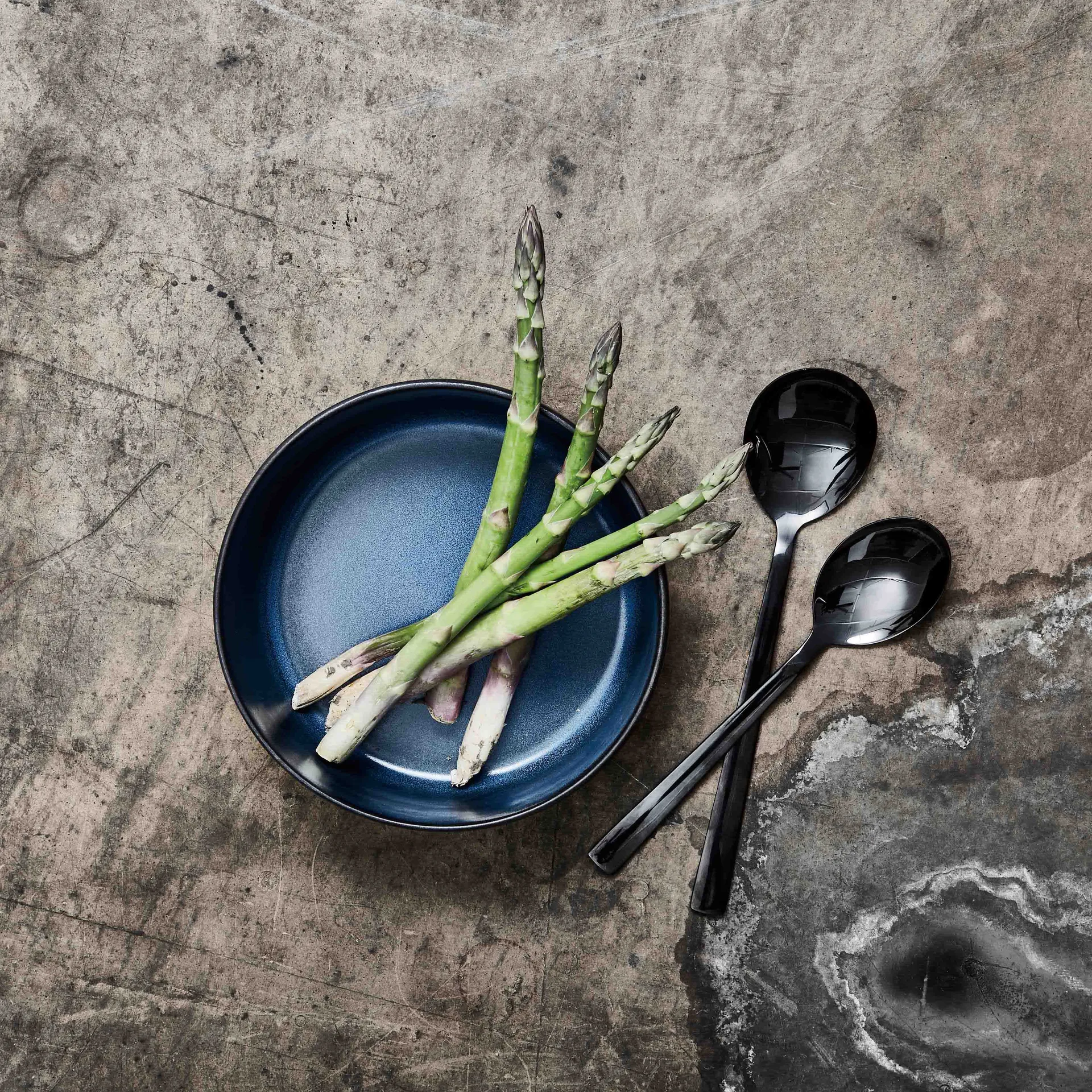 Raw skål hög Ø19,5 cm, Midnight blue Aida