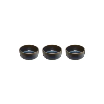 Raw skål mini Ø7,5 cm 3-pack - Midnight blue - Aida