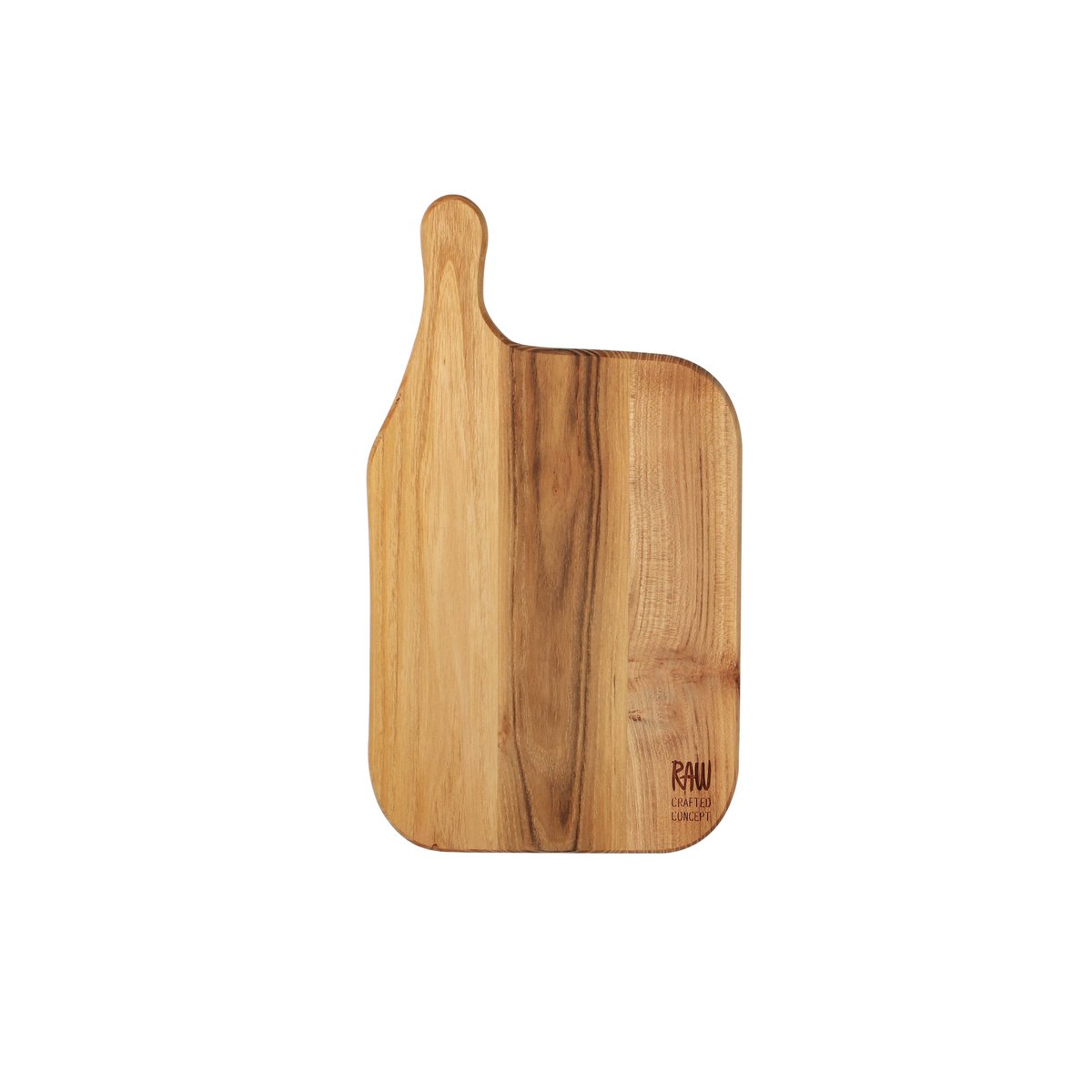 Aida Raw skärbräda teak 32x15 cm | Skandinavisk Design | Skärbrädor | Brun