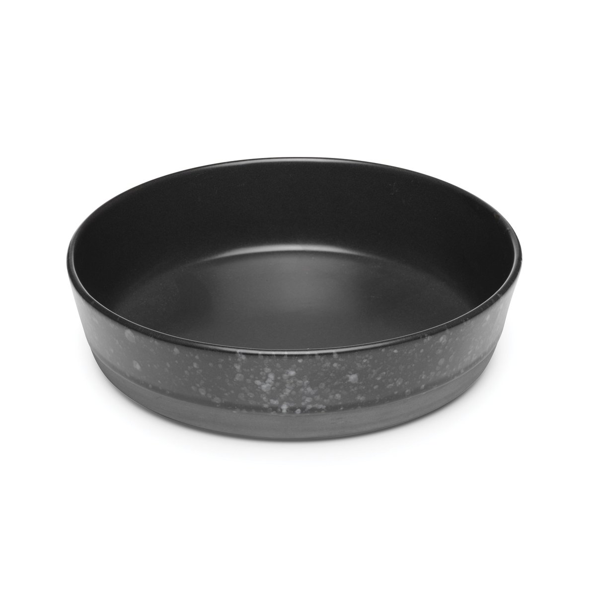 Aida Raw sopptallrik 19,4 cm svart med prickar | Skandinavisk Design | Djupa tallrikar | Svart