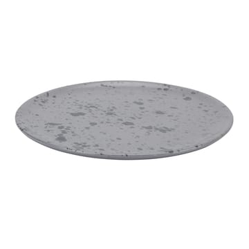 Raw tallrik �Ø20 cm - grå med prickar - Aida