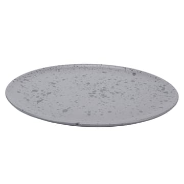 Raw tallrik �Ø28 cm - grå med prickar - Aida