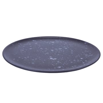 Raw tallrik �Ø28 cm - svart med prickar - Aida