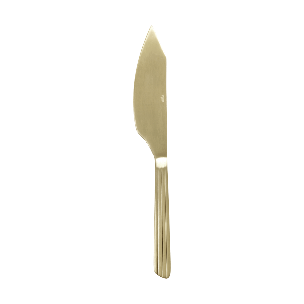 Aida Raw tårtkniv Champagne-guld | Skandinavisk Design | Tårtspadar | Guldfärgad