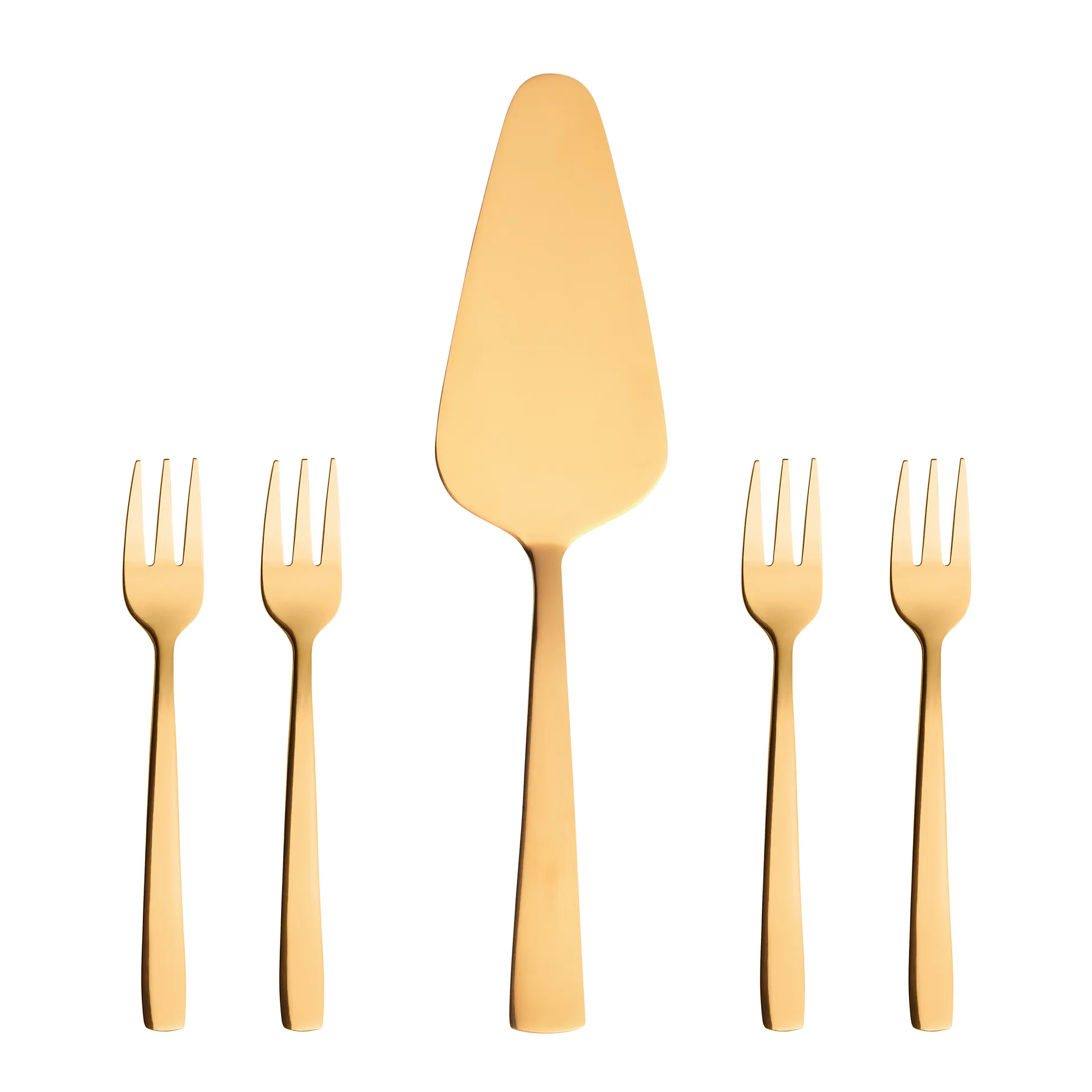 Raw tårtset 5 delar, Guld Aida