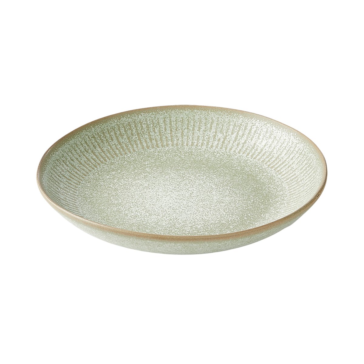Aida Relief sopptallrik 22 cm Grön | Skandinavisk Design | Djupa tallrikar | Grön