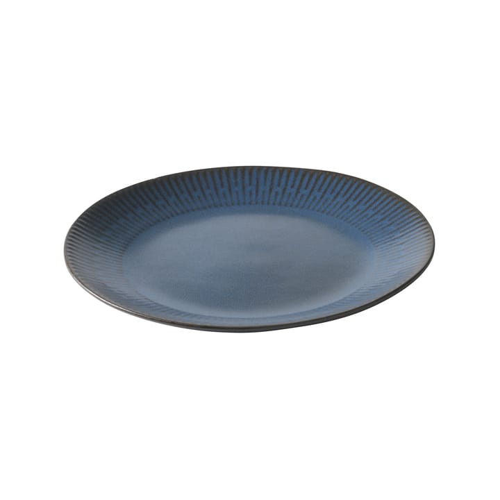 Relief tallrik 22 cm - Blå - Aida