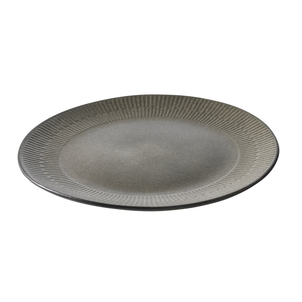 Aida Relief tallrik 27 cm grå | Skandinavisk Design | Mattallrikar | Grå