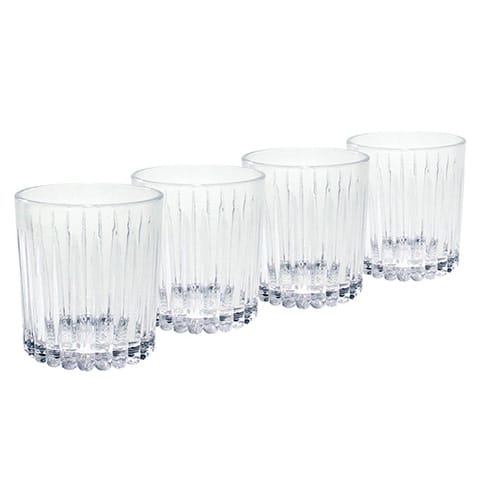 Relief whiskyglas 31 cl 4-pack, Klar Aida