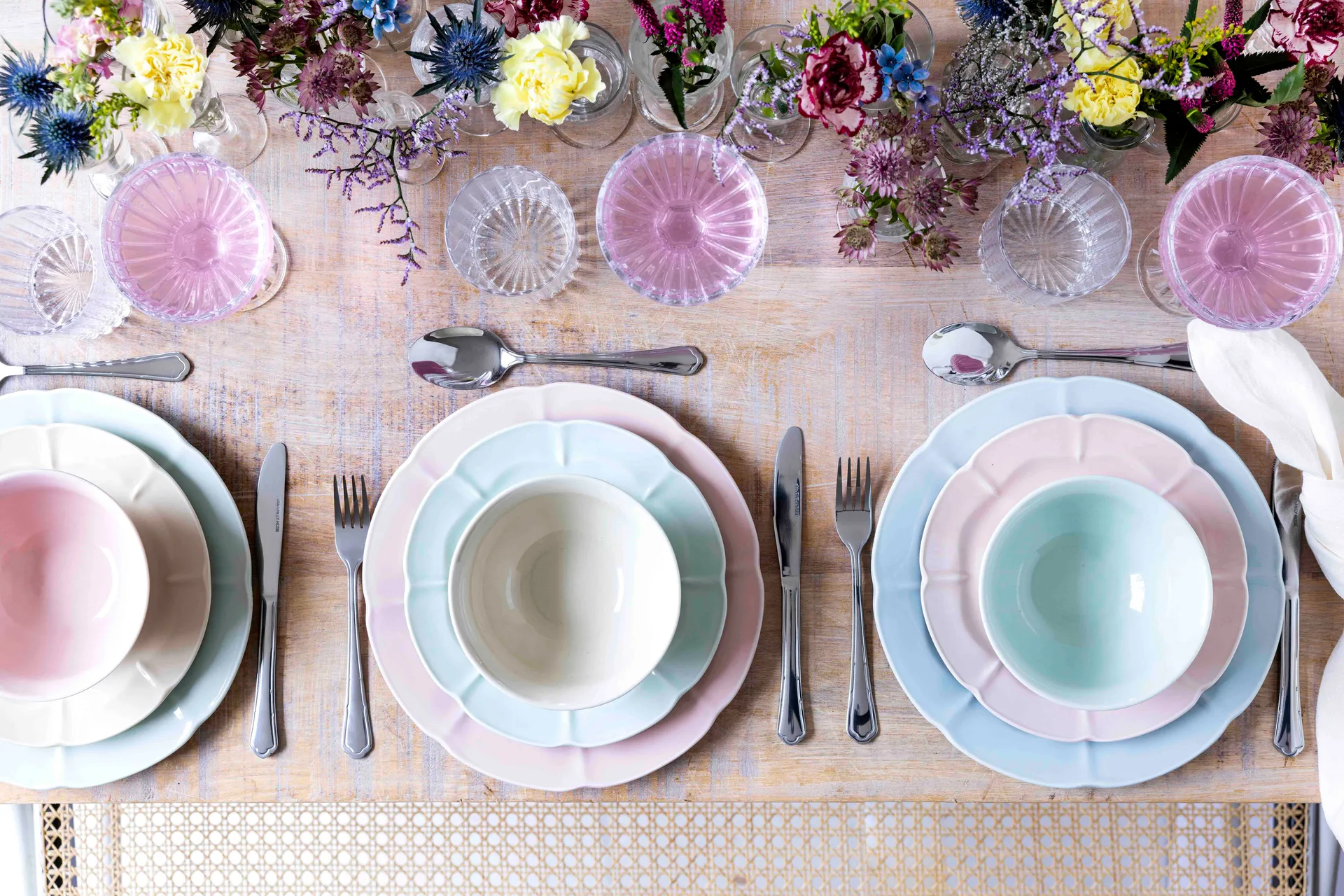 Søholm Solvej tallrik 26,5 cm, Soft pink Aida