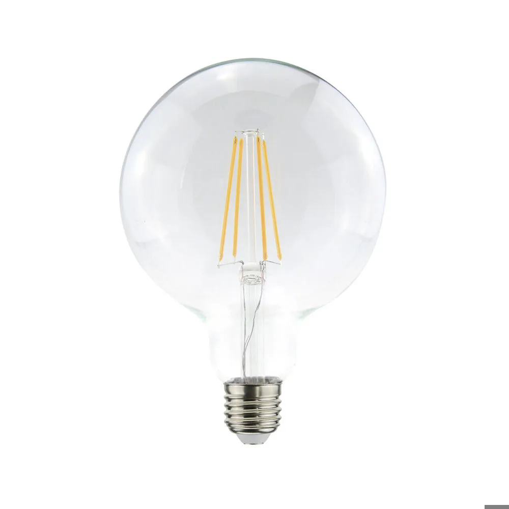 Airam Airam Filament LED 3-stegs dimring-glob ljuskälla klar, med minne, 125mm e27, 7w