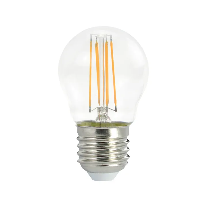 Airam Filament LED-klotlampa ljuskälla E27 - klar, dimbar 2700K 470 lm 4W - Airam