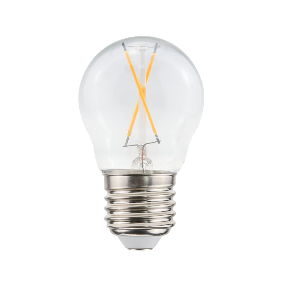 Airam Filament LED-klotlampa ljuskälla klar, ej dimbar, 2-filament e27, 1w