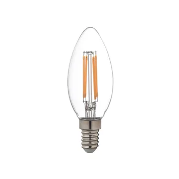 Airam Filament LED-kronljus C35 ljuskälla - klar, dimbar e14, 5w - Airam