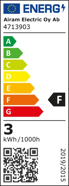 Airam LED ljuskälla, klar, dimbar, 300lm g9, 3w Airam