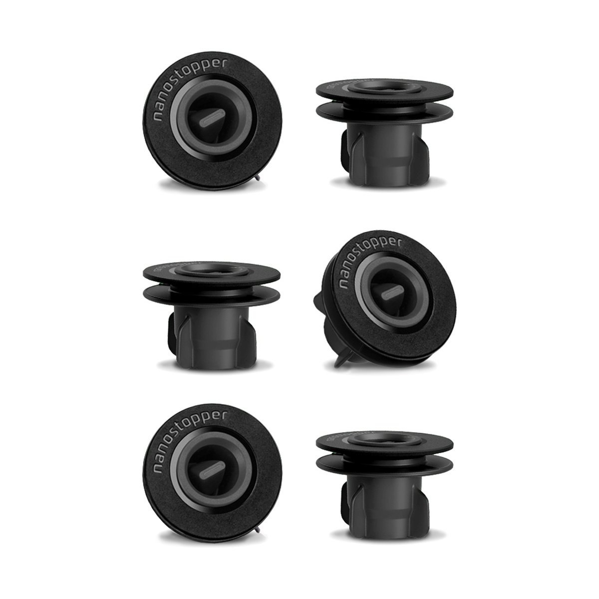 Airtender extra stoppers 6-pack | Skandinavisk Design | Flasköppnare & Förslutning | Svart