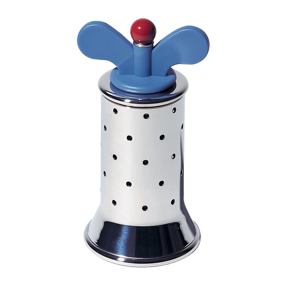 Alessi pepparkvarn blå-rostfritt stål | Skandinavisk Design | Salt- & Pepparkvarnar | Blå