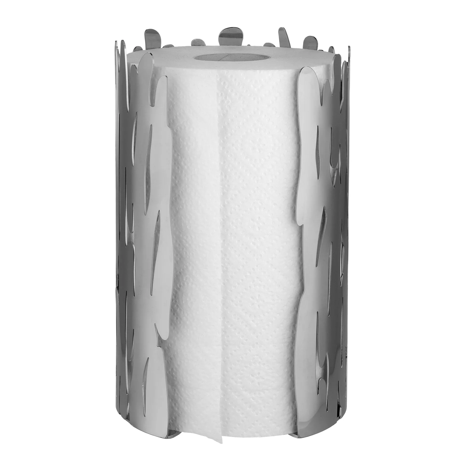 Barkroll hushållspappershållare, rostfritt stål Alessi