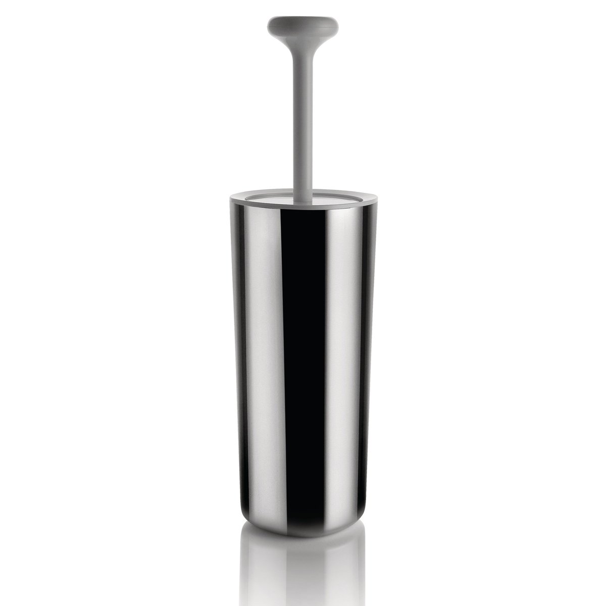 Alessi Birillo toalettborste vit-rostfritt stål | Skandinavisk Design | Toalettborstar | Grå