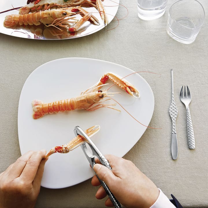 Colombina Fish skaldjursgaffel 4-pack, Rostfritt stål Alessi