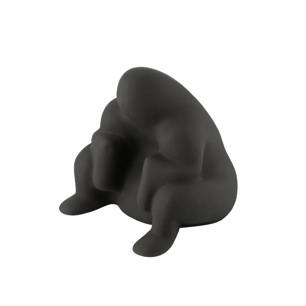 Dédé dörrstopp, svart Alessi