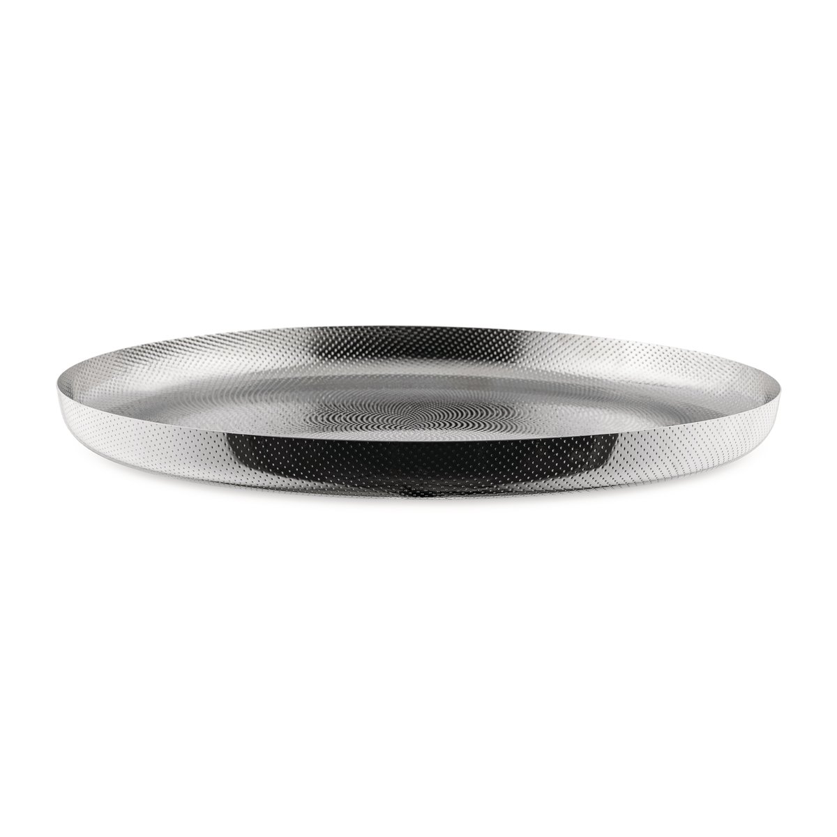 Alessi Extra ordinary texture bricka 35 cm | Skandinavisk Design | Brickor | Silverfärgad