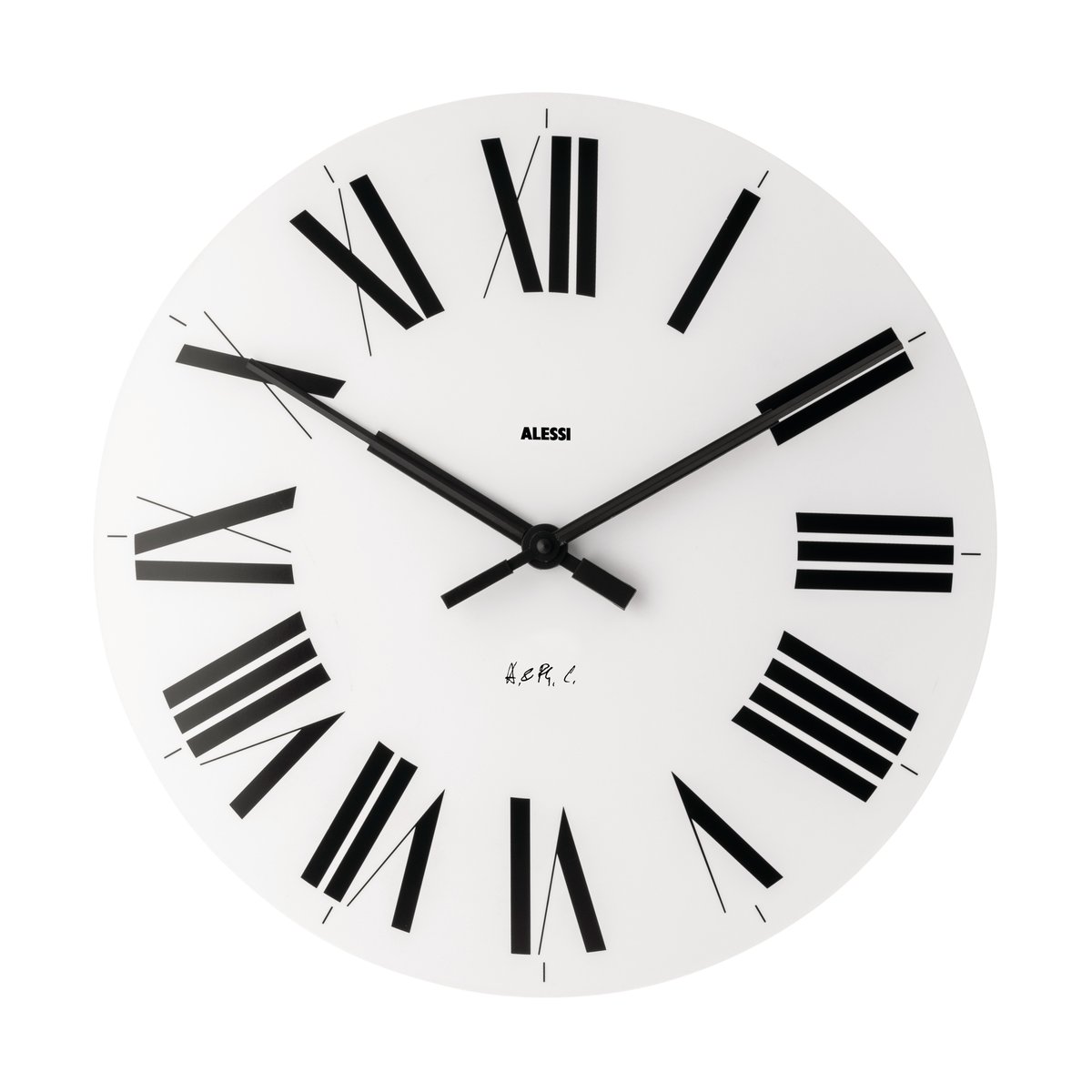 Alessi Firenze väggklocka 36 cm Vit | Skandinavisk Design | Väggklockor | Vit