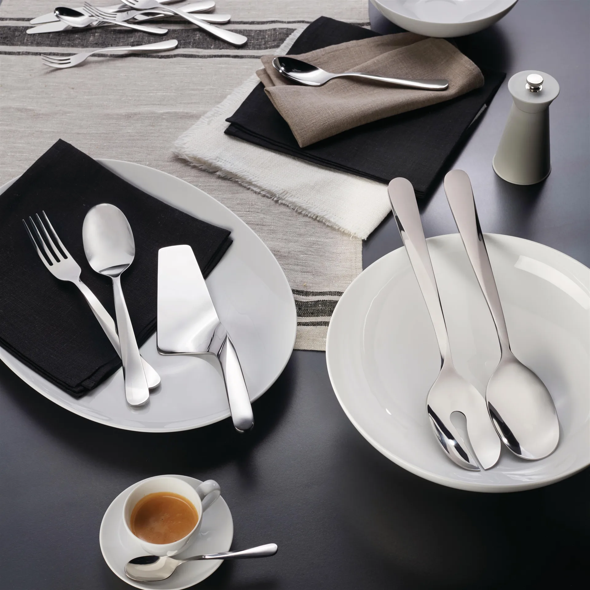 Giro kaffesked, Rostfritt stål Alessi