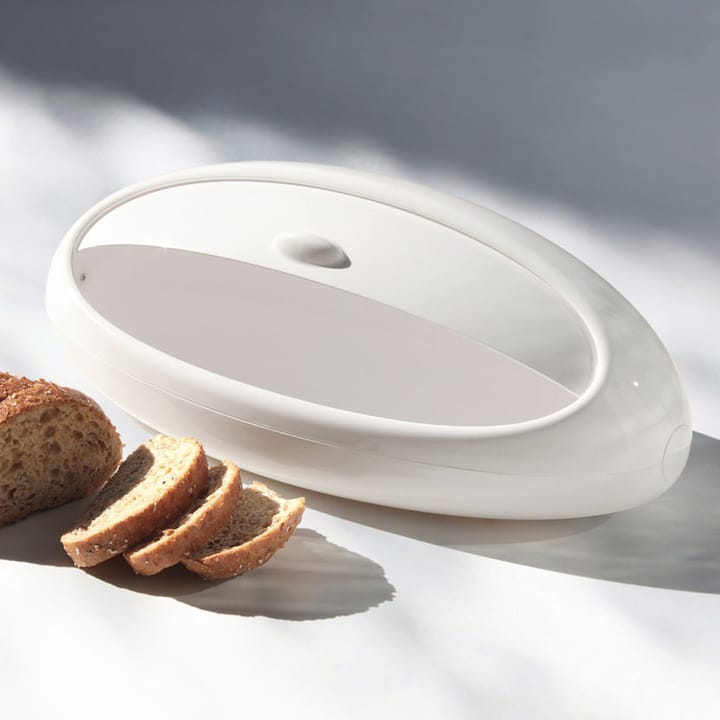 Gnam brödbox, vit Alessi