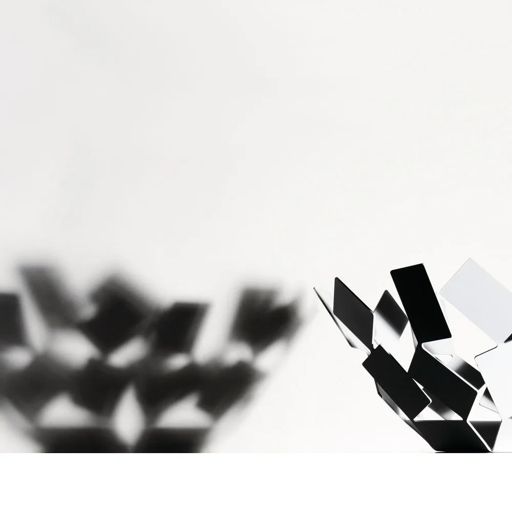 La Stanza dello Scirocco fruktkorg, svart, small Alessi