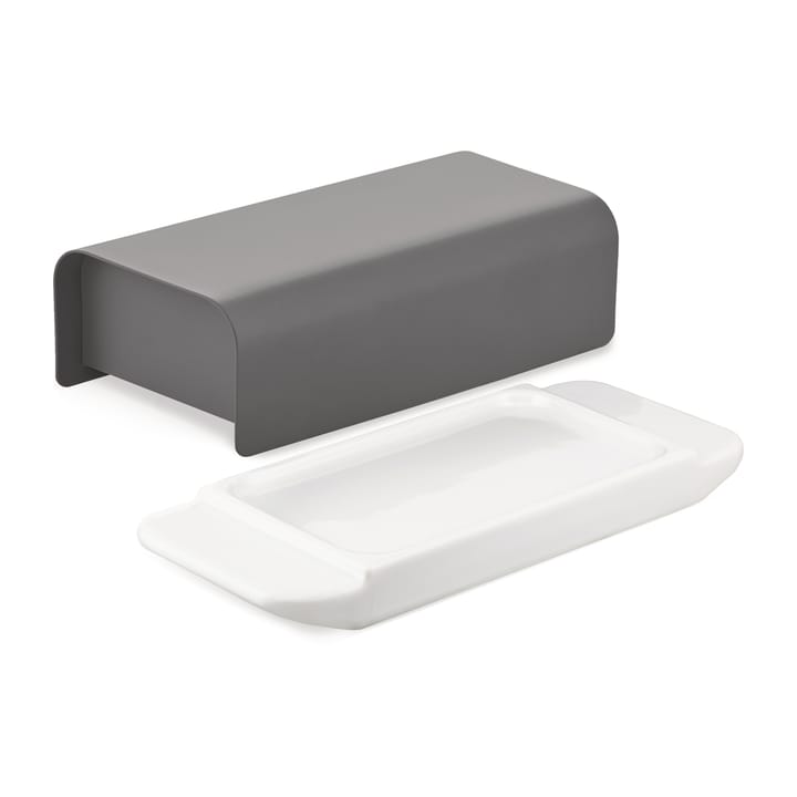 Mattina smörask 9,5x21 cm, Mörkgrå Alessi