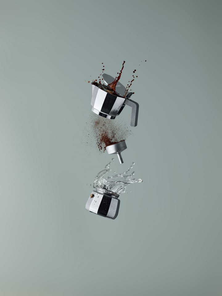Moka espresso kaffebryggare, 6 koppar Alessi