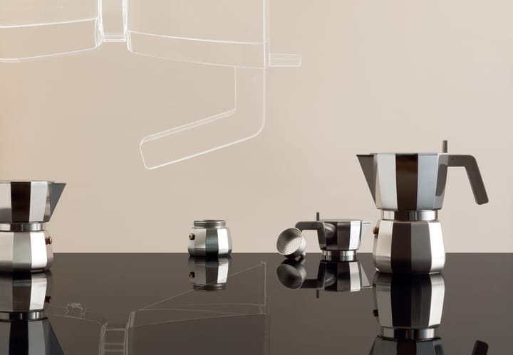 Moka espresso kaffebryggare induktion - 9 koppar - Alessi