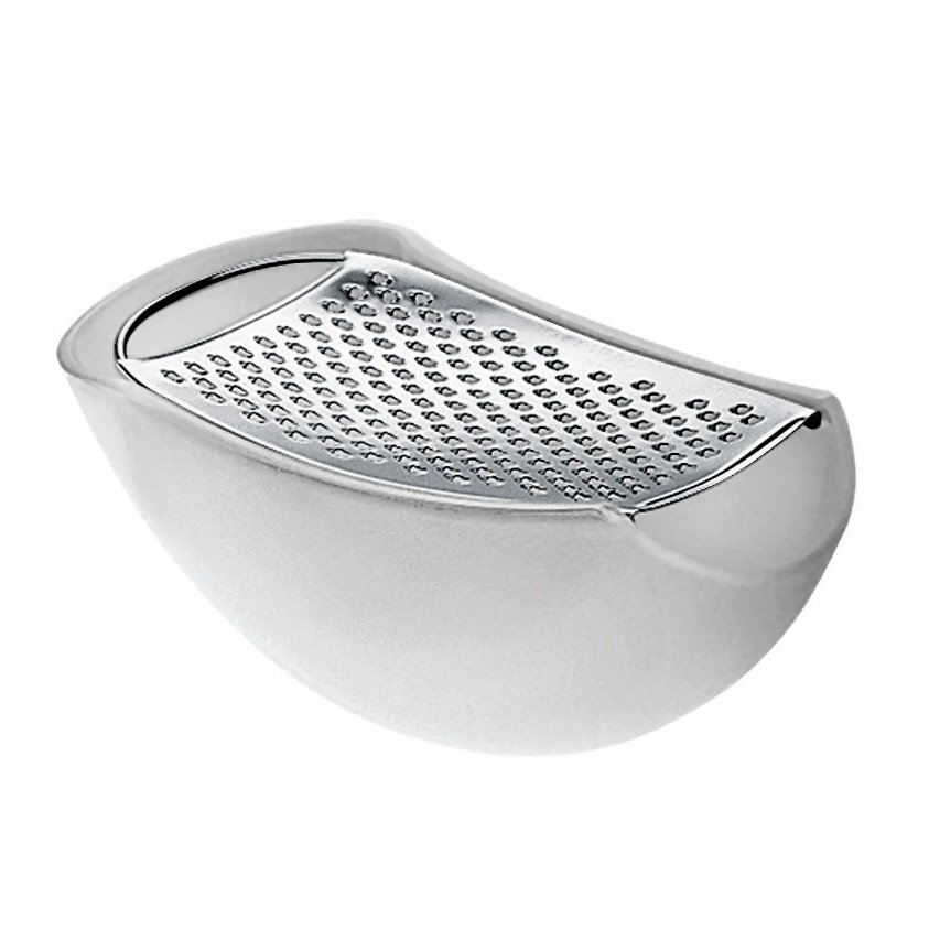 Alessi Parmenide rivjärn frostad | Skandinavisk Design | Rivjärn & Mandoliner | Vit